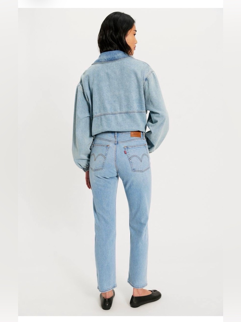 FREE PEOPLE LEVI’S WEDGIE STRAIGHT JEANS 26 NWOT
